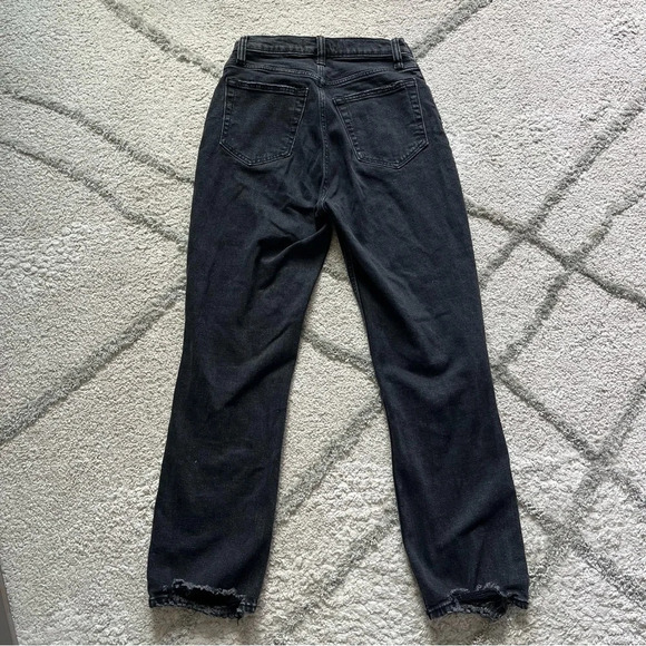 Abercrombie and Fitch black jeans ankle straight high rise curve love 24 / 00 - Picture 8 of 8
